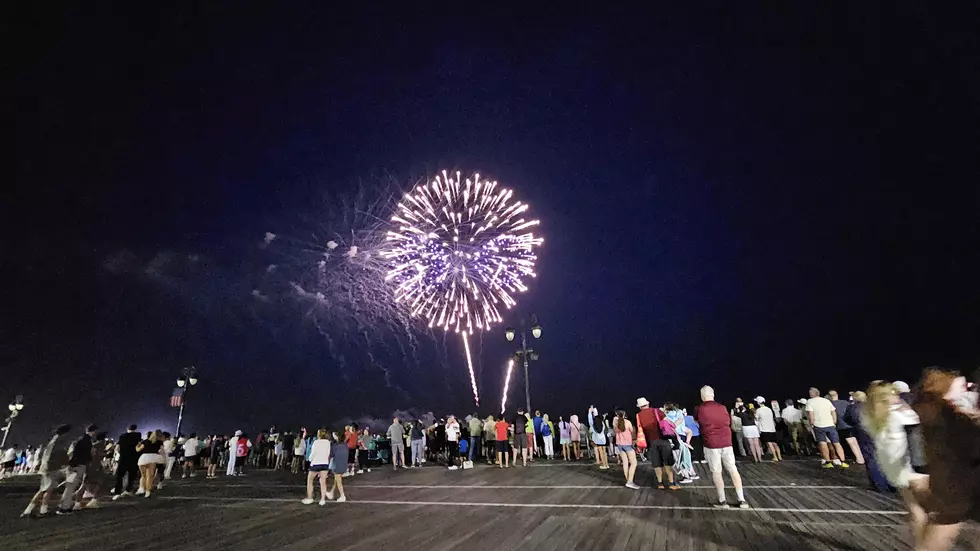 Fireworks off of the Ocean City NJ boardwalk - Photo: Chris Coleman