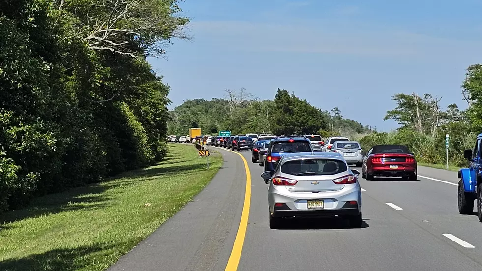 4th of July Weekend traffic on the Garden State Parkway in Cape May County NJ - Photo: Chris Coleman