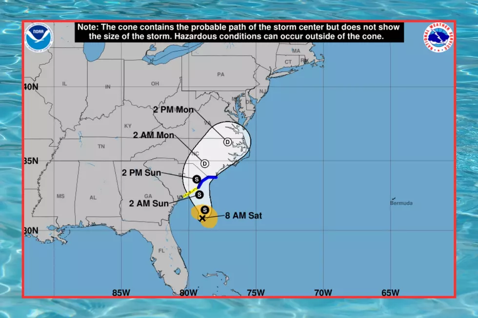 Tropical Storm Chantal forecast as of Saturday morning July 5 2025 - Photo: NHC / Canva