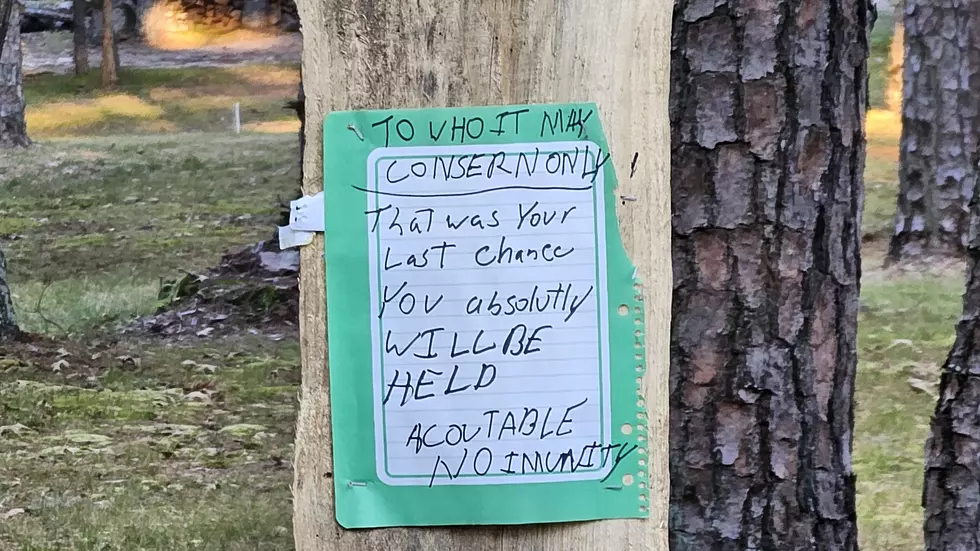 Crazy sign in Hamilton Township NJ - Photo: Chris Coleman
