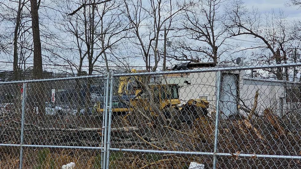 Former church being demolished on the Black Horse Pike in Egg Harbor Township NJ - Photo: Chris Coleman