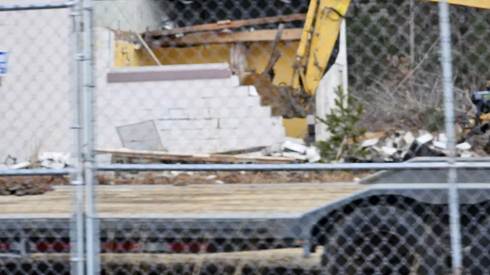 Former church being demolished on the Black Horse Pike in Egg Harbor Township NJ - Photo: Chris Coleman