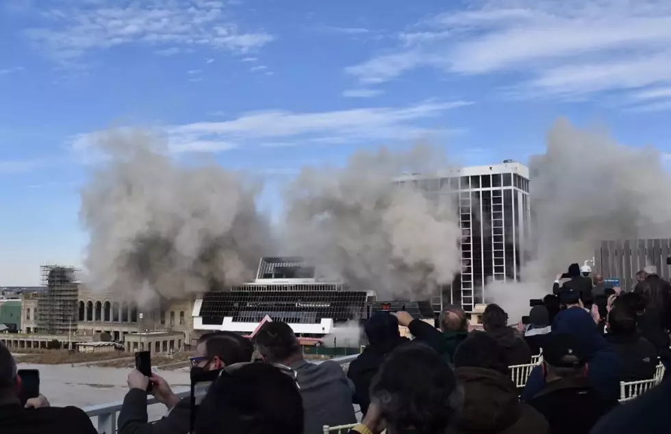 Don Hurley photo. Trump Plaza Hotel implosion on February 17, 2021.