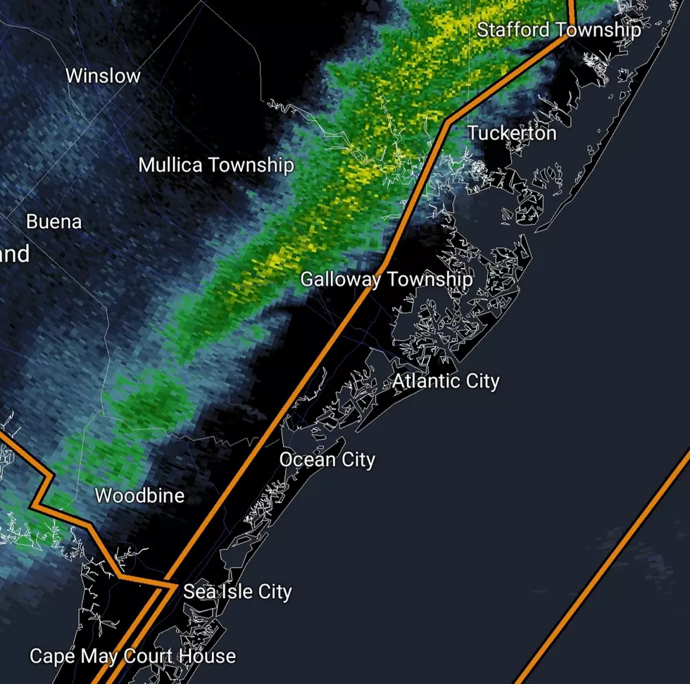 Snow squall that crossed South Jersey on January 1 2026 - Photo: Chris Coleman / RadarScope app