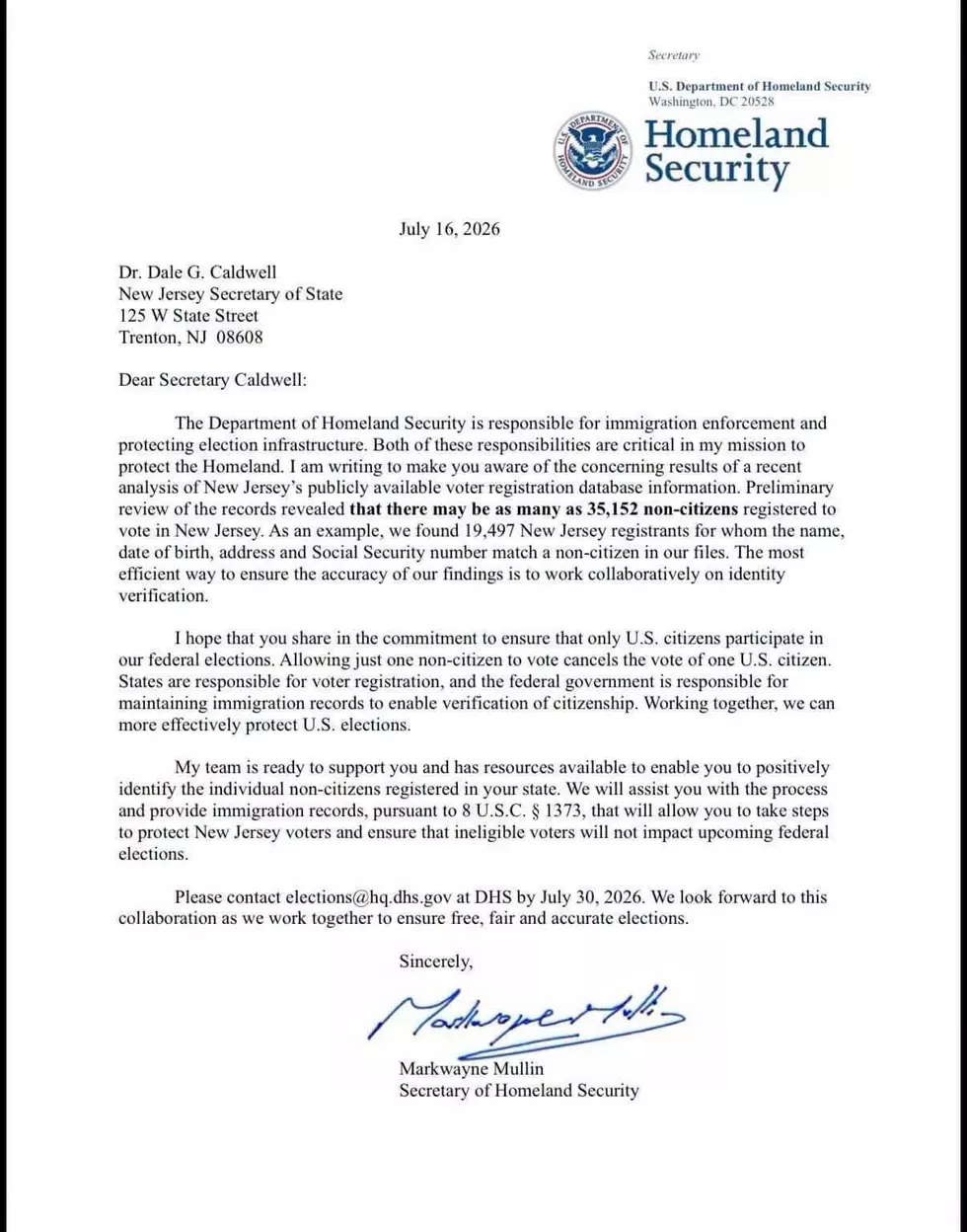 Markwayne Mullin letter.