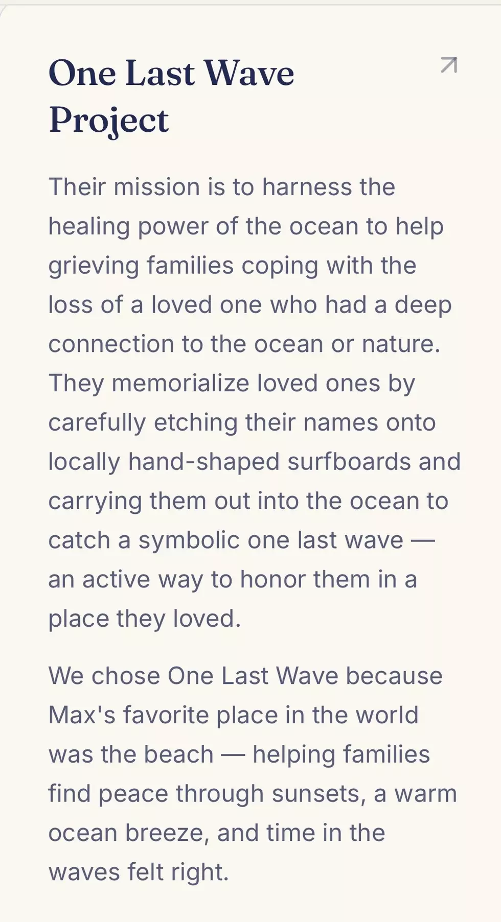 The Max Fineran Foundation.