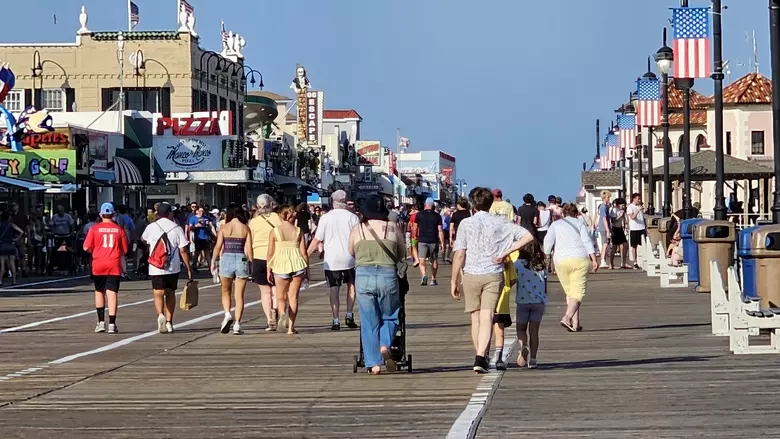 Boardwalk in Ocean City, NJ - Photo: Chris Coleman