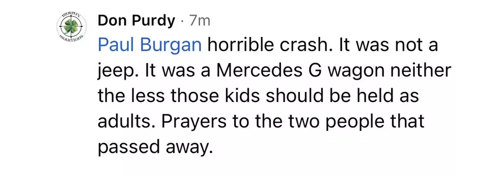 Don Purdy Facebook comment.