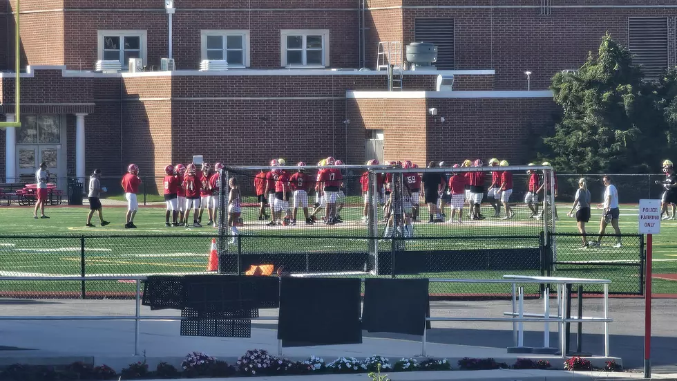 A look at local summer in Ocean City, NJ: Ocean City High School football practice - Photo: Chris Coleman