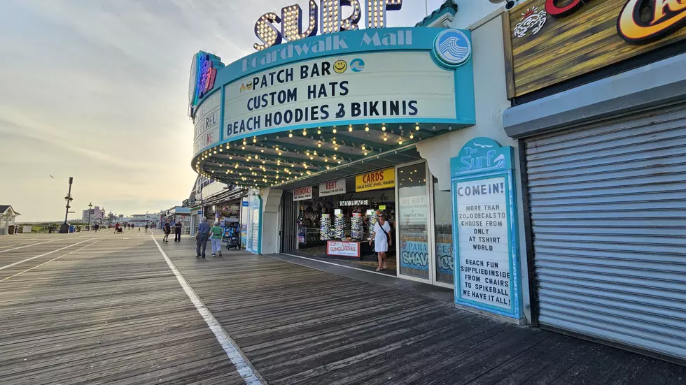 A look at local summer in Ocean City, NJ: Surf Boardwalk Mall was open, Chickie's & Pete's next door was not - Photo: Chris Coleman