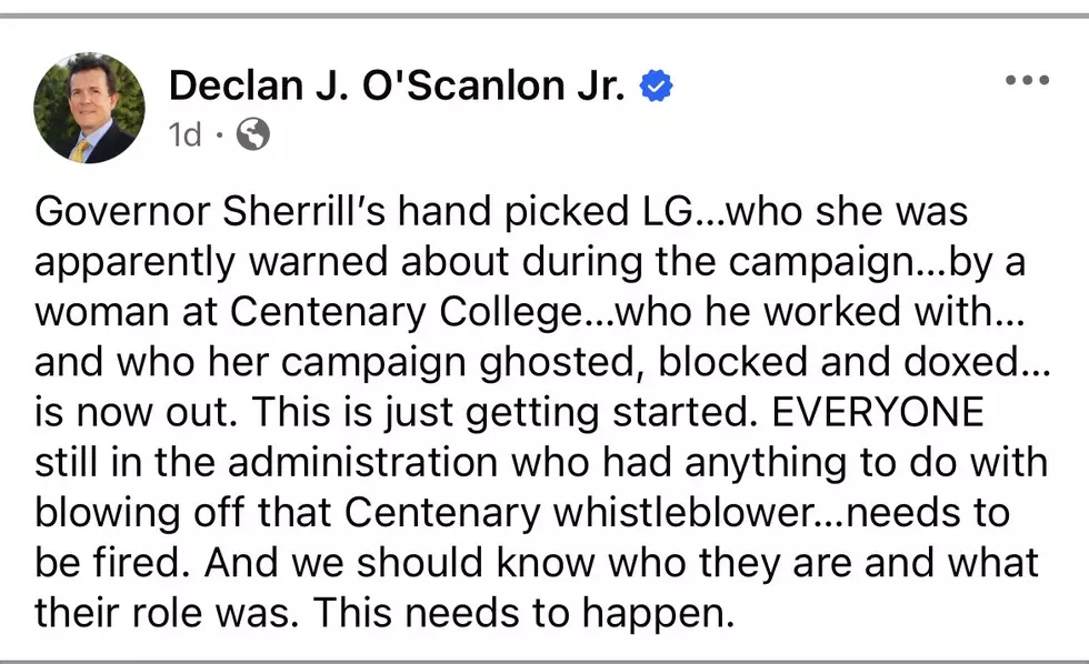 New Jersey Senator Declan O’Scanlon.