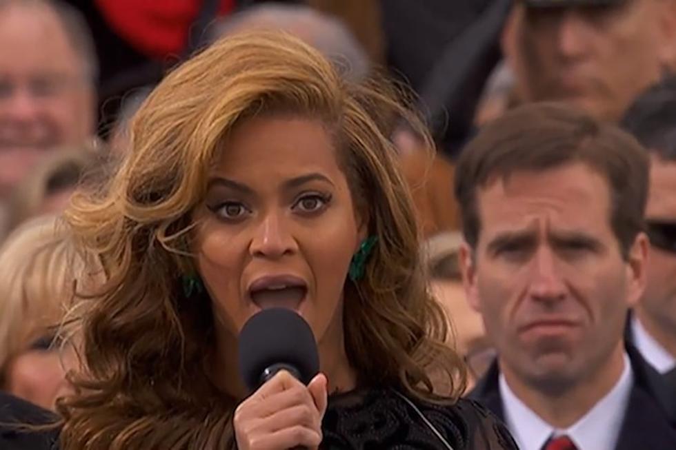 Beyonce Performs National Anthem at 2013 Presidential Inauguration