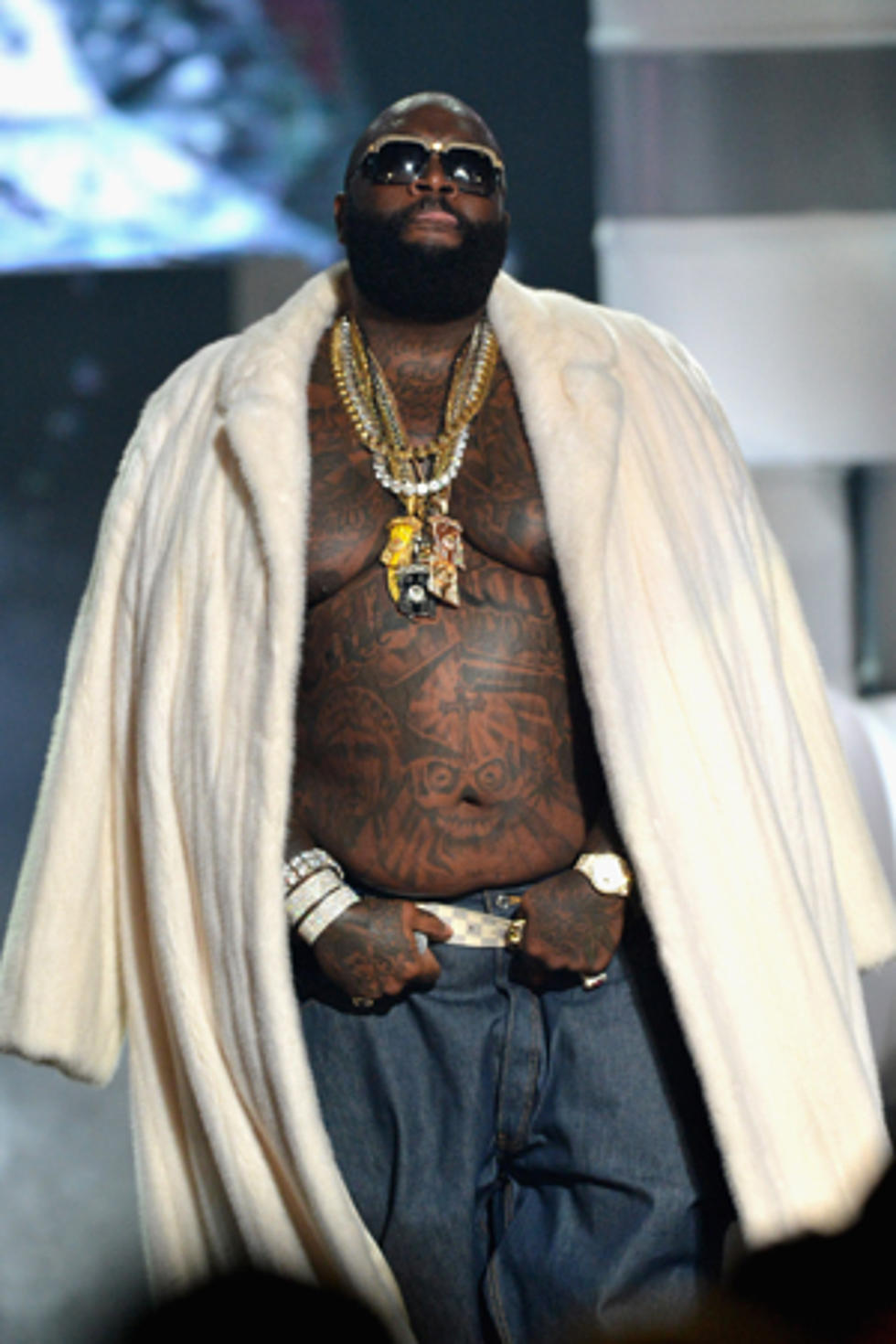 Rick Ross &#8211; Rappers Wearing Ridiculous Fur Coats