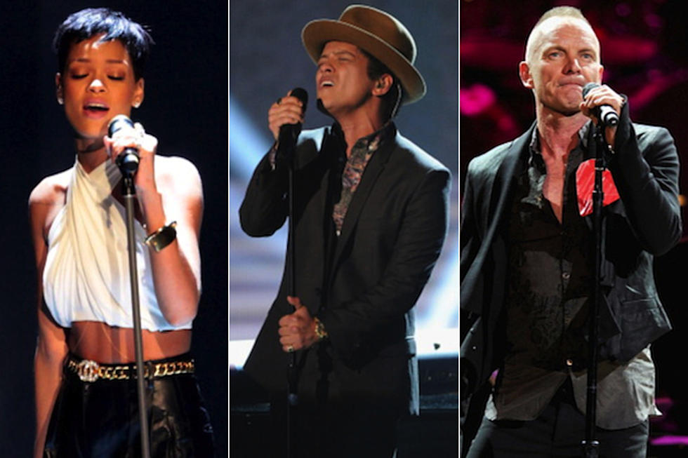 Rihanna to Perform With Bruno Mars, Sting at 2013 Grammy Awards