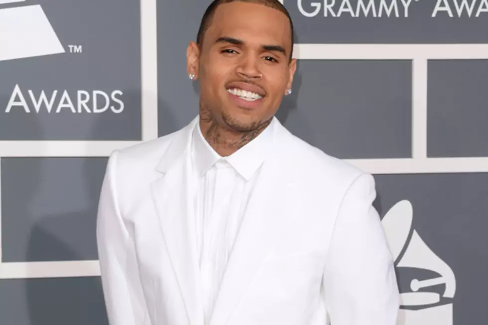 Chris Brown Addresses Car Crash on 2013 Grammy Awards Red Carpet