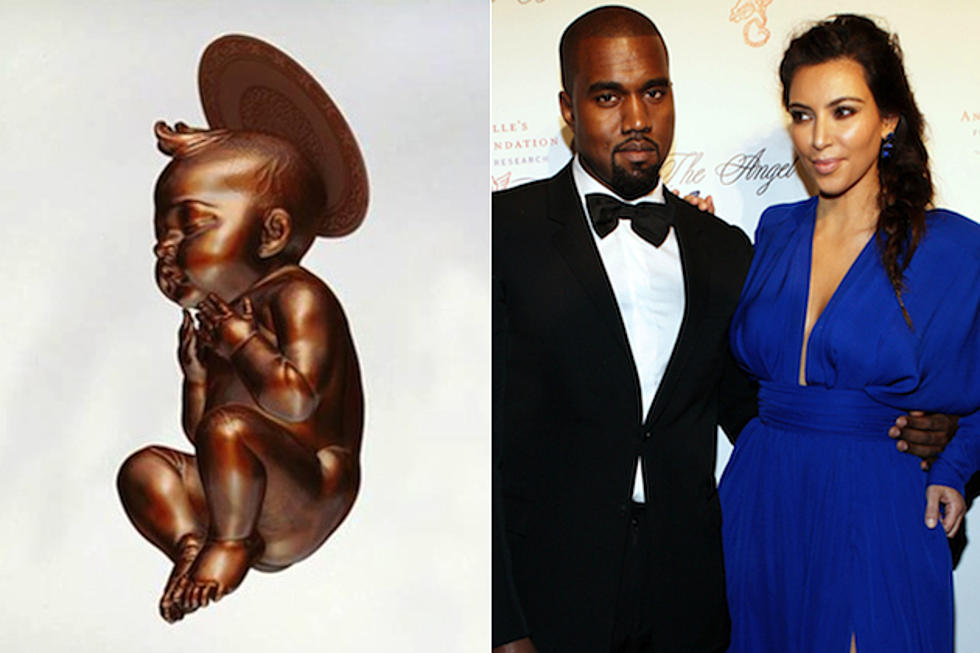 Kanye West and Kim Kardashian’s Baby Sculpture Created by Artist Daniel Edwards