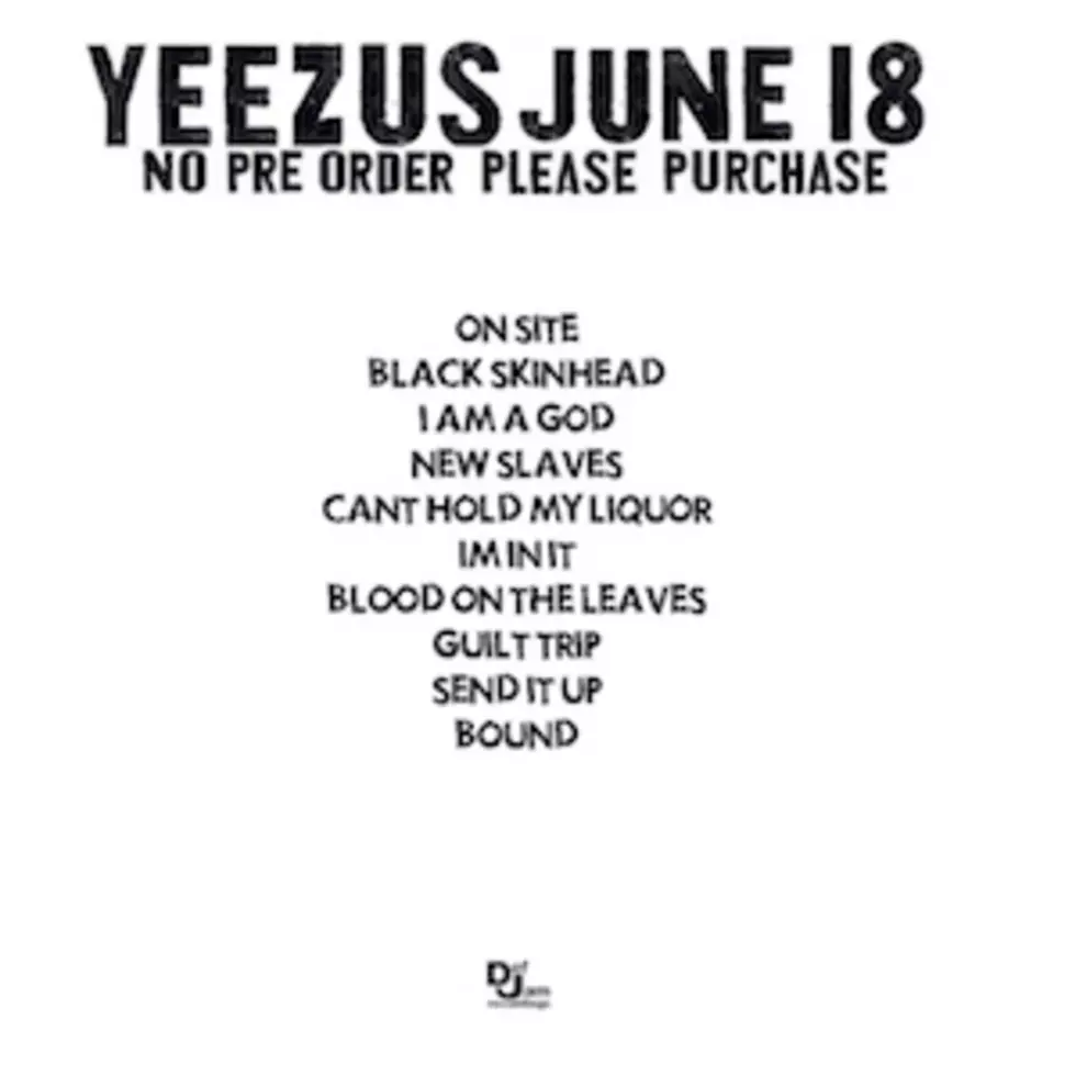 Kanye West&#8217;s &#8216;Yeezus&#8217; Tracklisting, &#8216;I Am a God&#8217; Behind-the-Scenes Video Debuts