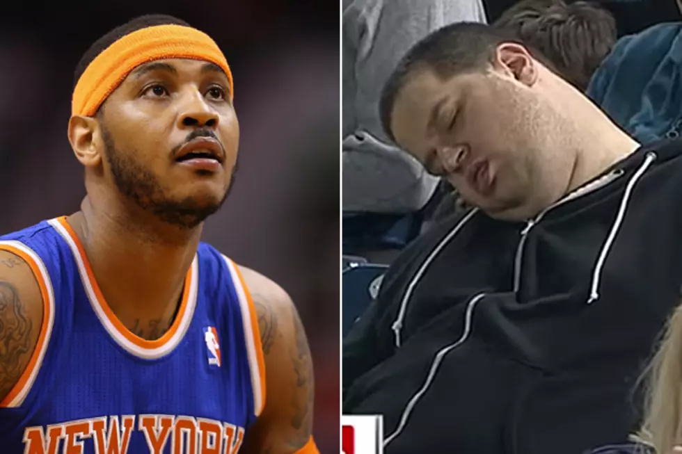 Tool of the Week: Carmelo Anthony or Napping Yankees Fan? [VOTE]