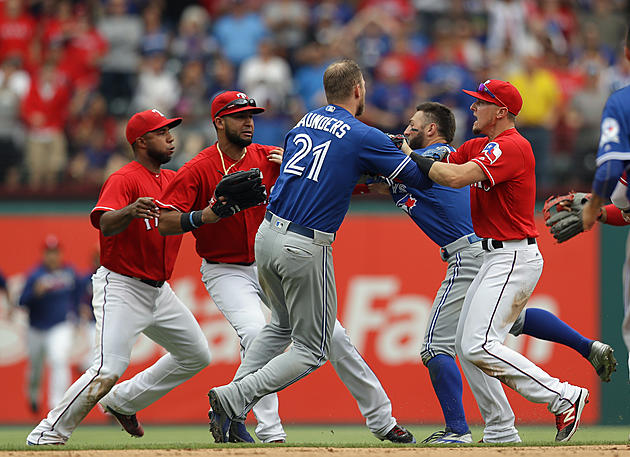Punches Fly Between Bautista &#038; Odor [VIDEO]