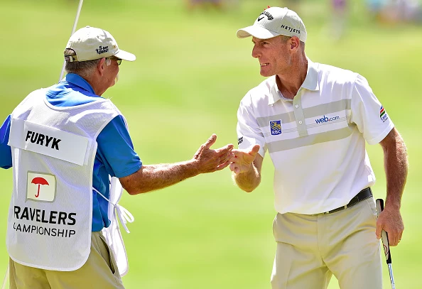 Jim Furyk and his caddie Mike “Fluff” Cowan have won the 2021 US
