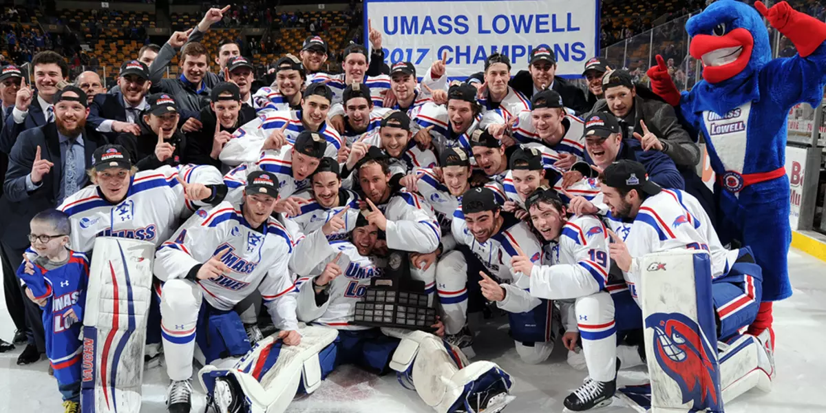 UMass Lowell Hockey East Champs [VIDEO]