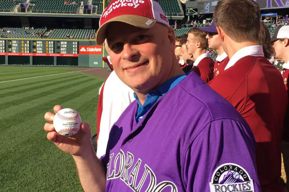 Monty Throws 1st Pitch At Rockies Game [VIDEO]