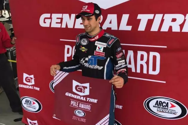 Theriault Wins Pole, Finishes 2nd On ARCA Dirt
