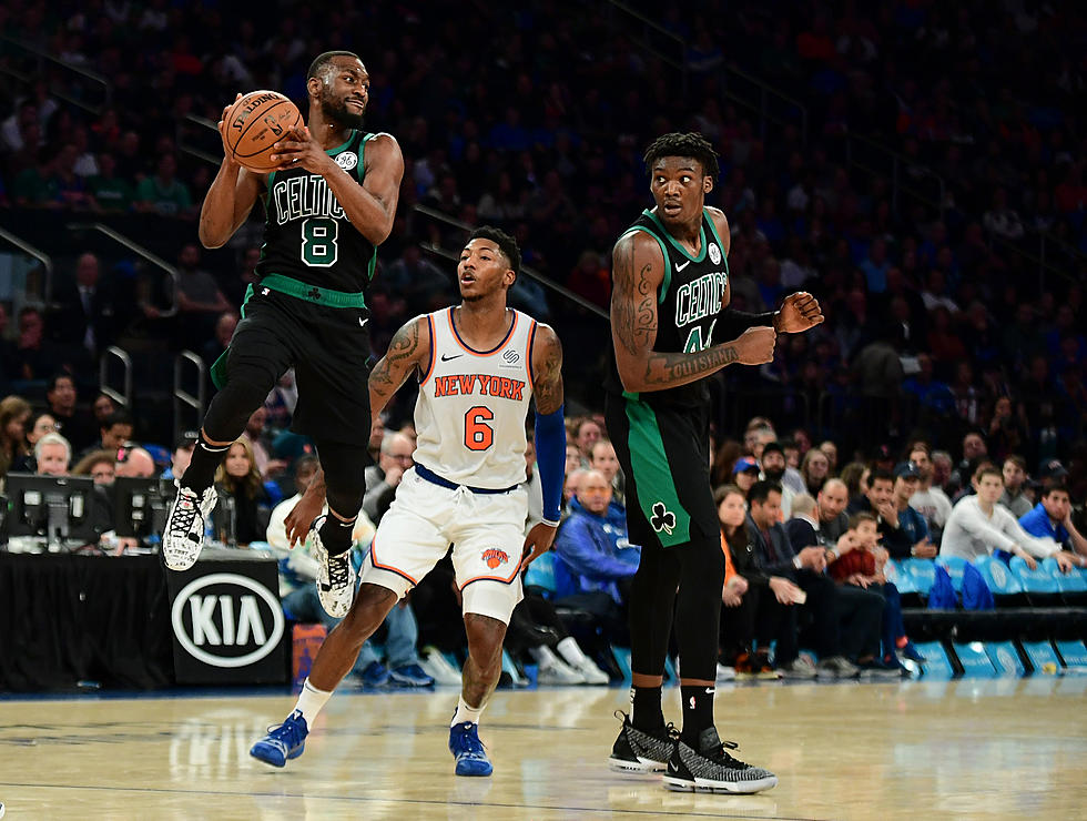The Celtics Host The Knicks At The TD Garden Friday