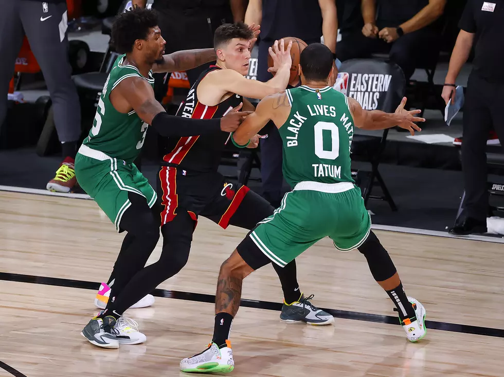 Heat Top Celtics, Move a Game From NBA Finals Beat Celtics 112-109