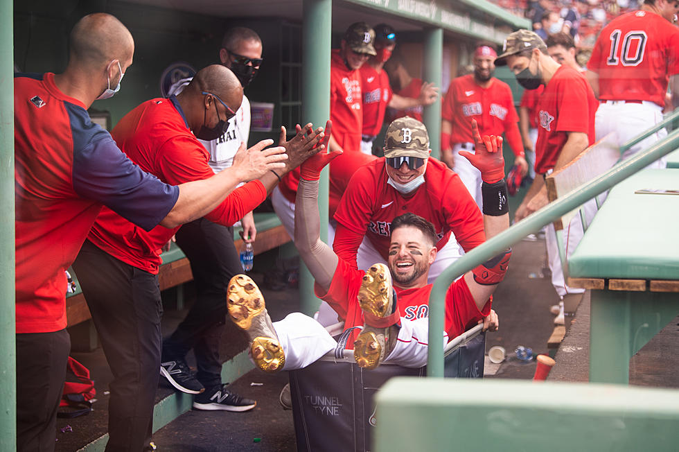 Red Sox ride home run laundry cart to ALCS against Astros