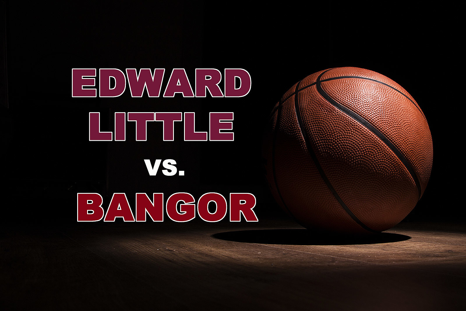 Edward Little Red Eddies Visit Bangor Rams in Boys' Basketball