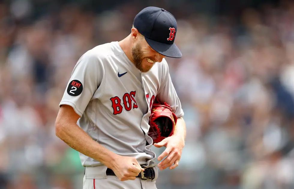 Bosox Ace Sale Broken Left Pinkie by Liner, Return Uncertain