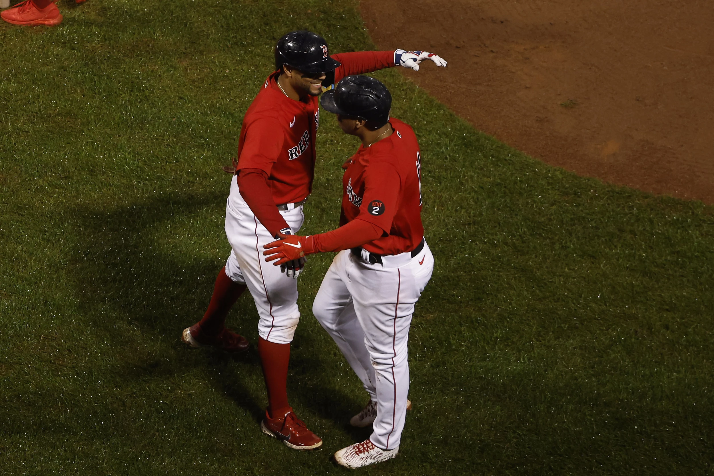 In a rain-shortened Red Sox win, Xander Bogaerts provided one more