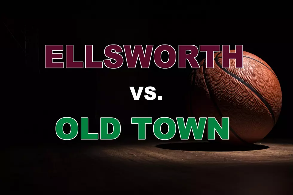 Ellsworth Eagles Visit Old Town Coyotes in Boys&#8217; Varsity Basketball