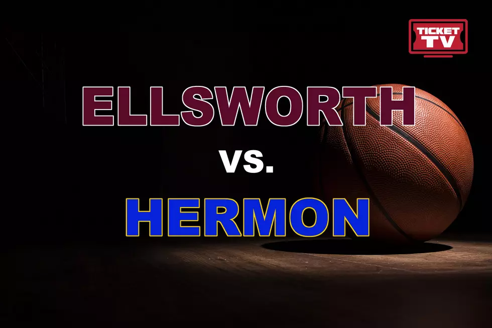 Ellsworth Eagles Visit Hermon Hawks in Girls&#8217; Varsity Basketball