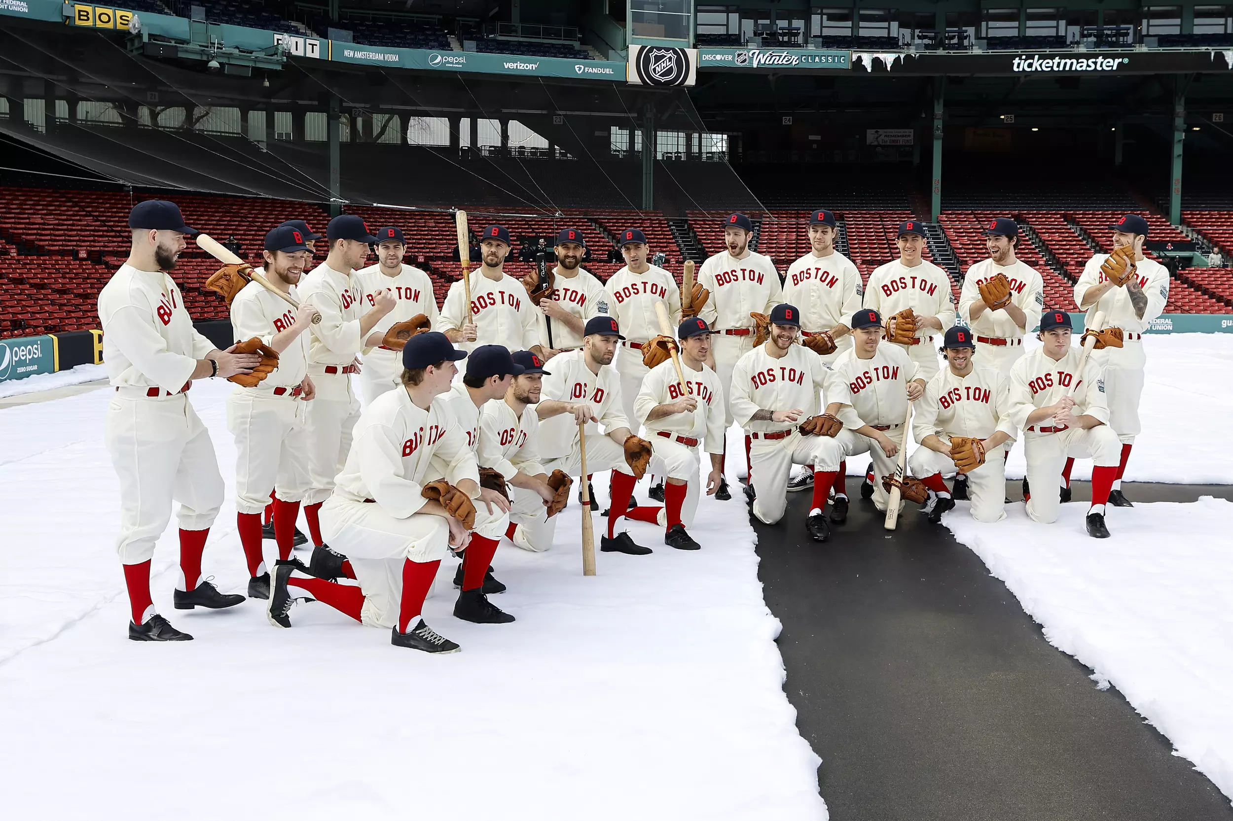 Fenway on full display for the NHL Winter Classic between the