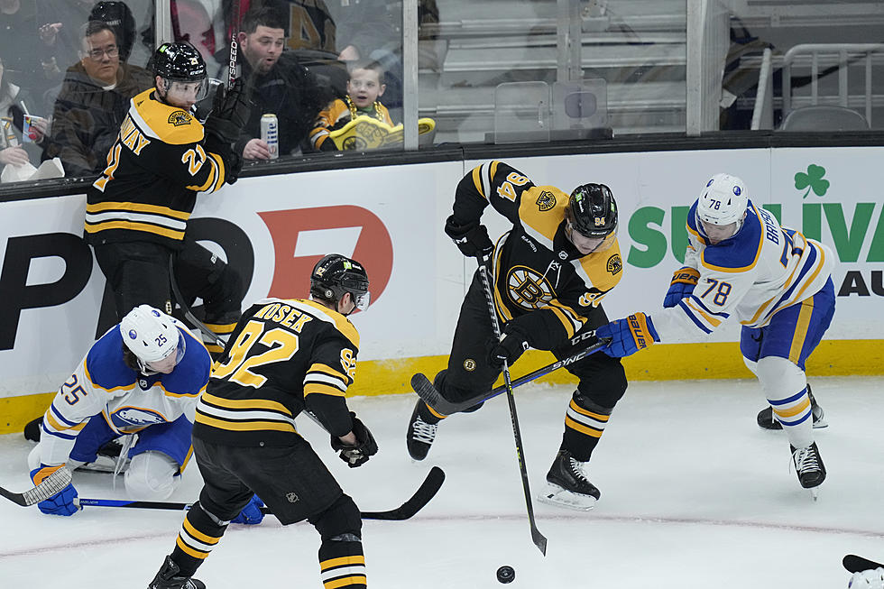 Bruins Rout Sabres 7-1, Become Fastest Team to 100 Points