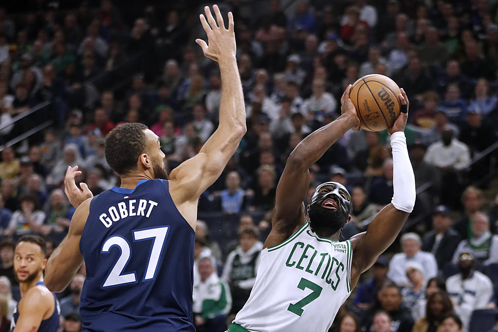 Brown Scores 35, Celtics Hold on to Beat Wolves 104-102