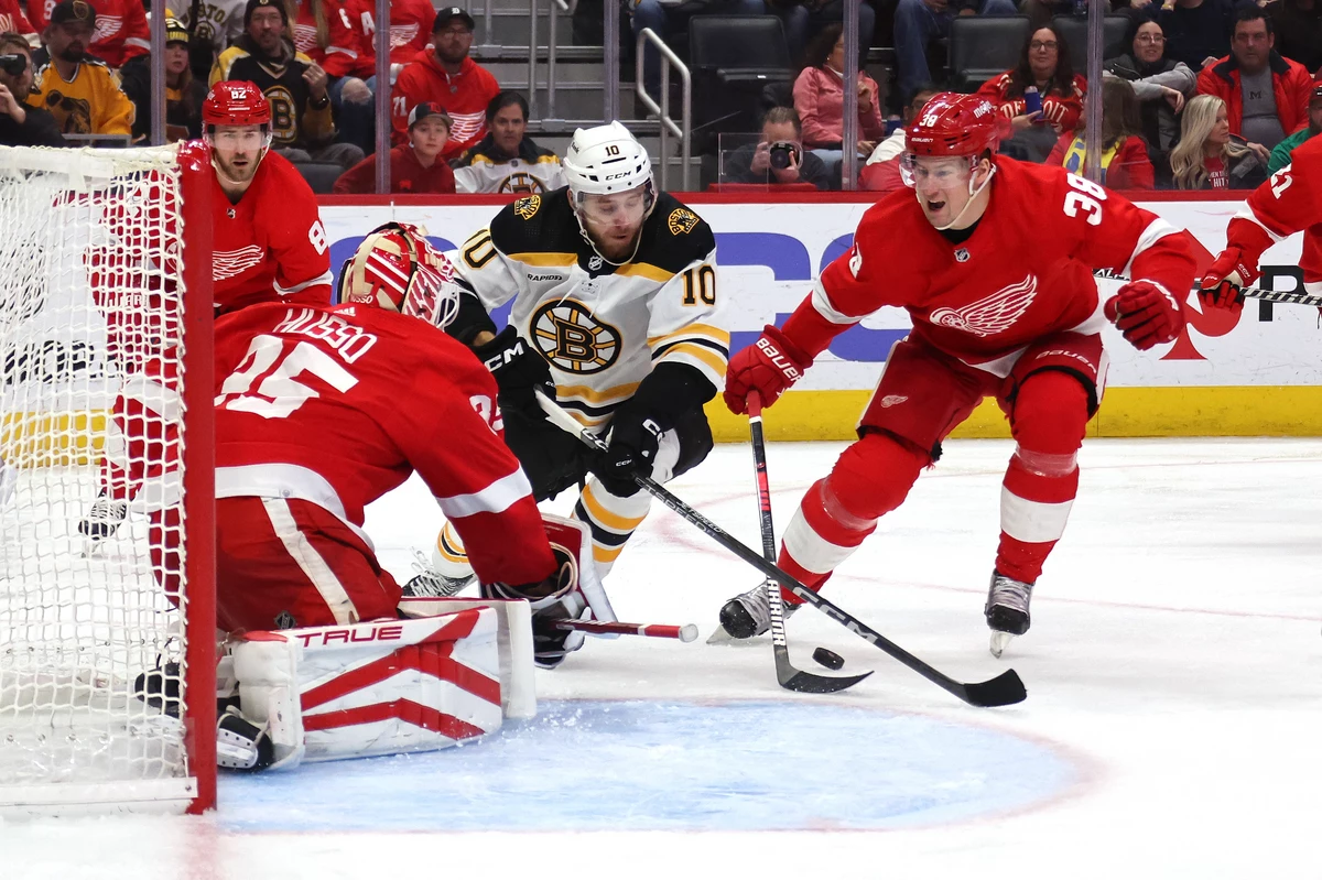 Red Wings beat Bruins 5-3, a day after losing to NHL's best – The Oakland  Press
