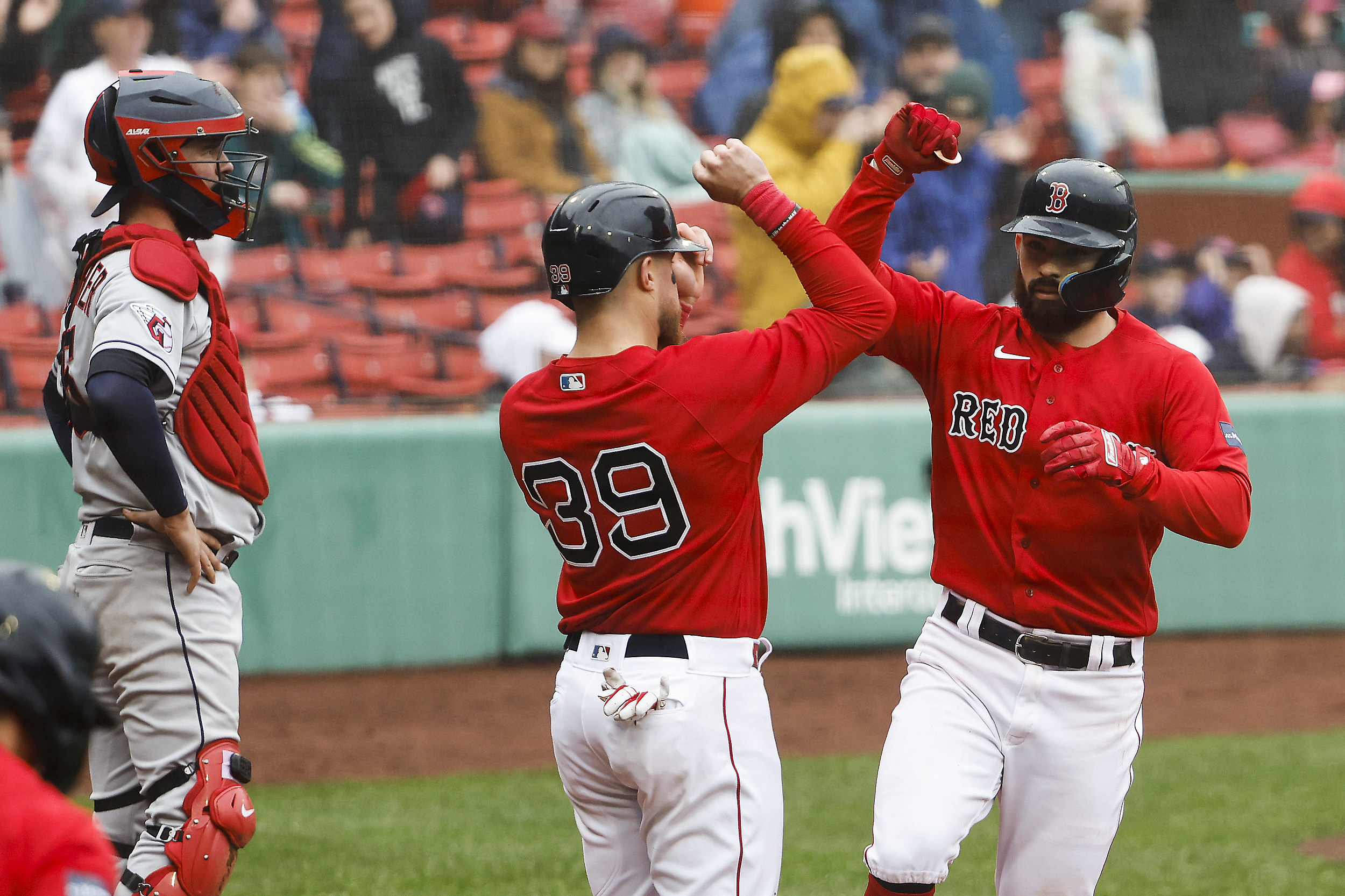 The Recorder - Red Sox top Guardians 7-1 behind Wong, Verdugo home