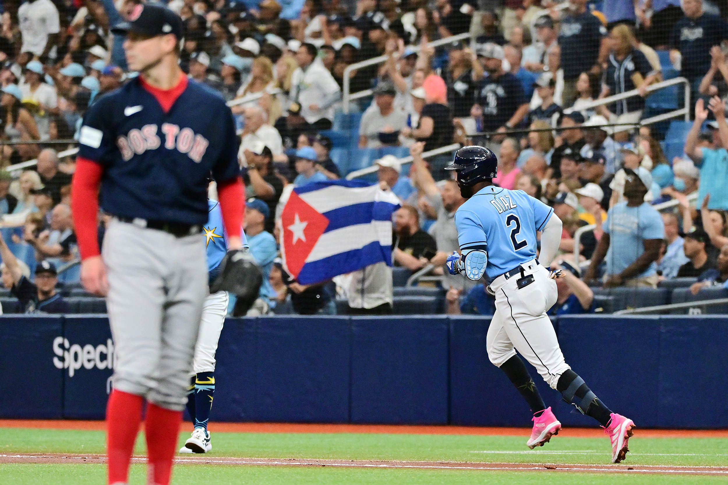 Rays beat Red Sox 9-3, tie record with 13-0 start