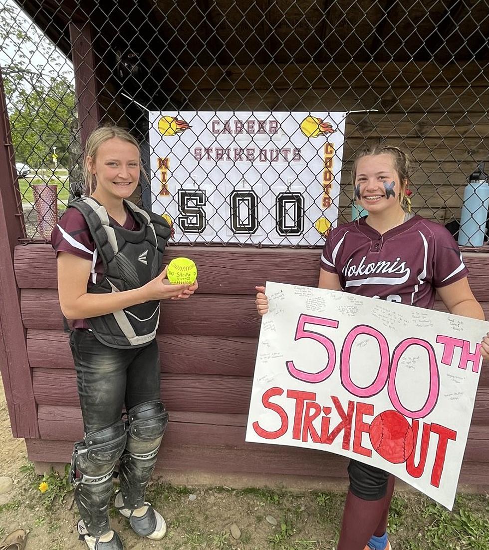 Coots K’s 20 Picking Up Her 500th Career Strikeout as Nokomis Beats Winslow 4-1