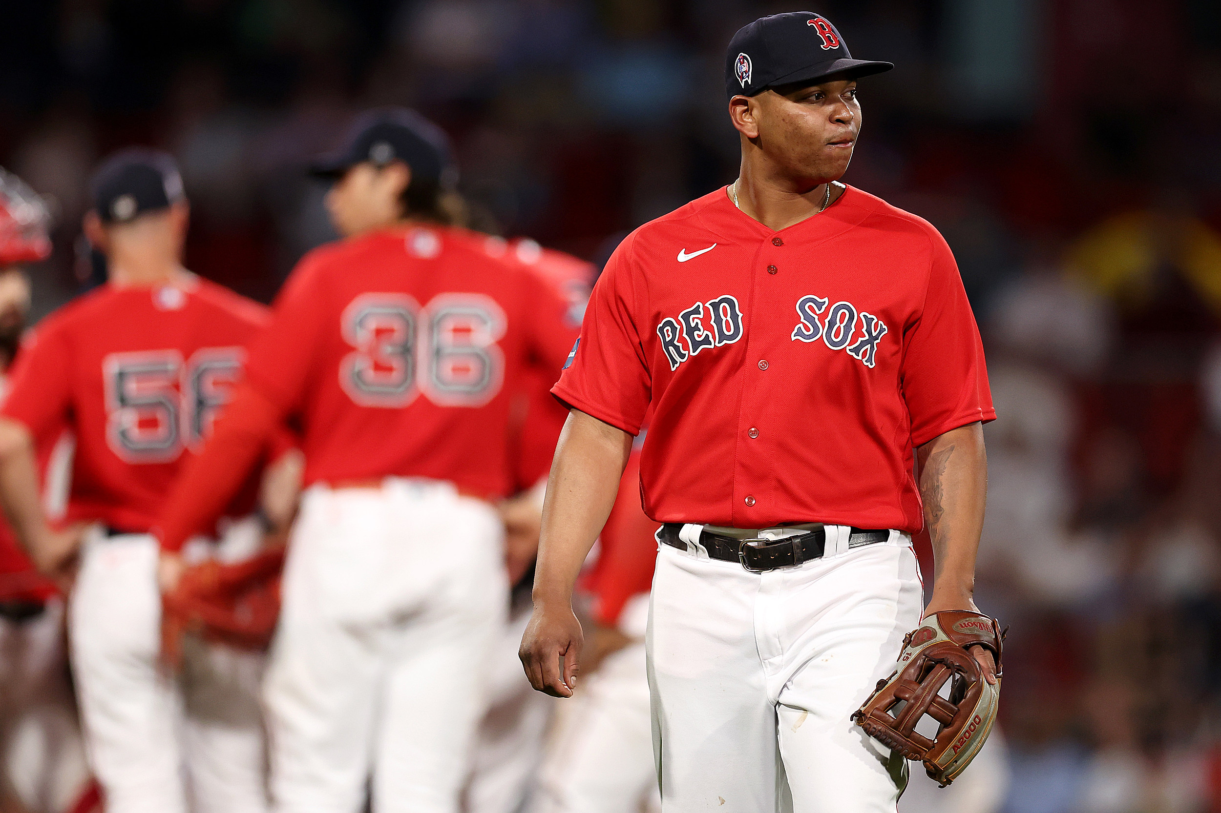 Rafael Devers homers, Kenley Jansen records first save at Fenway