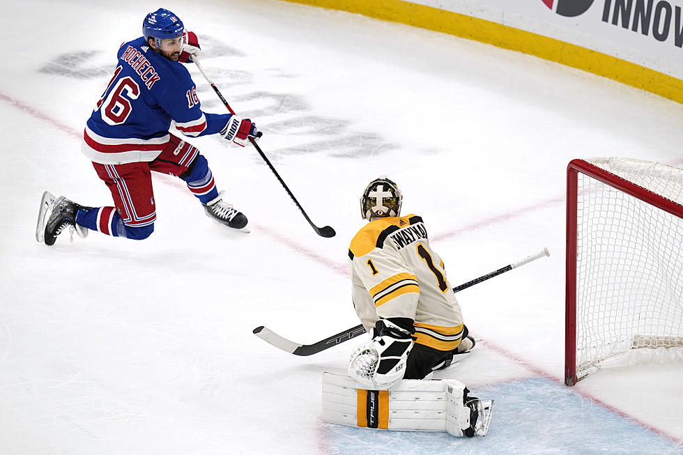 Trocheck Scores 2 as Rangers Rally to beat Bruins 2-1 in OT