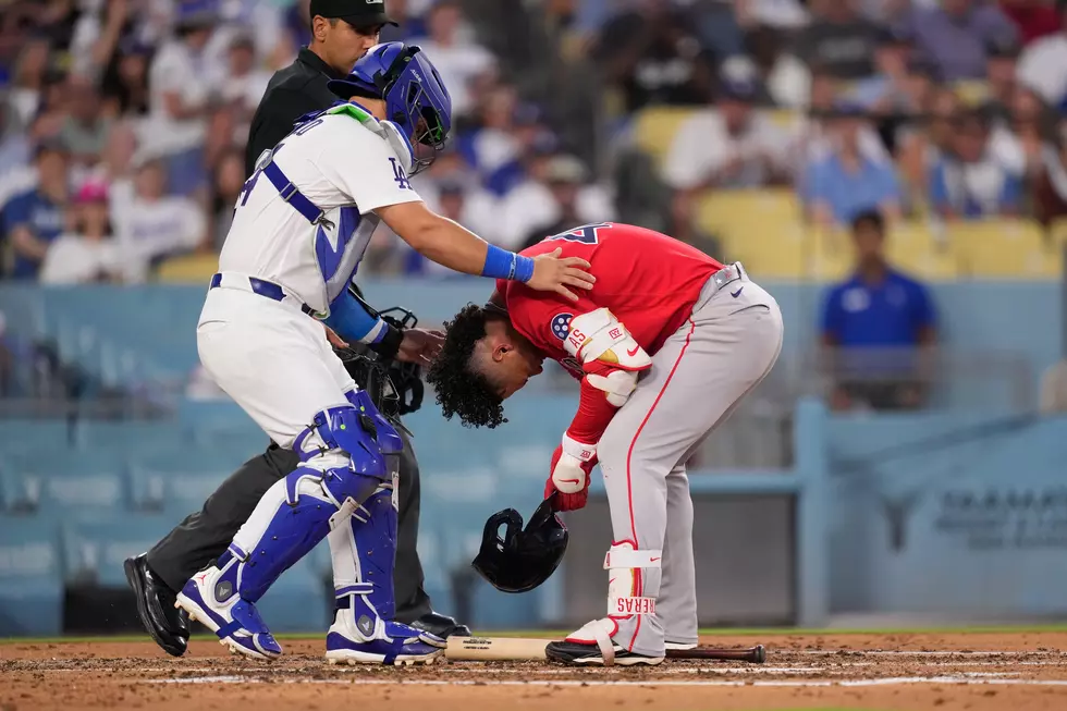 Red Sox All-Star Willson Contreras Exits After 95-mph Pitch Clips His Helmet