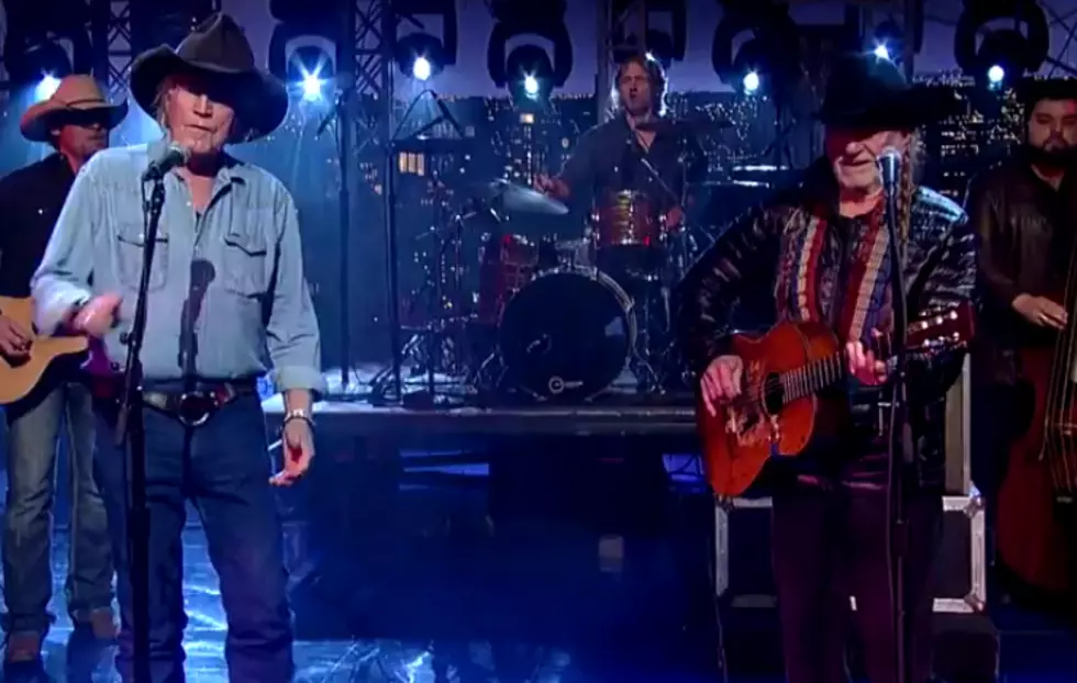 The Billy Joe Shaver and Willie Nelson Late Show Performance