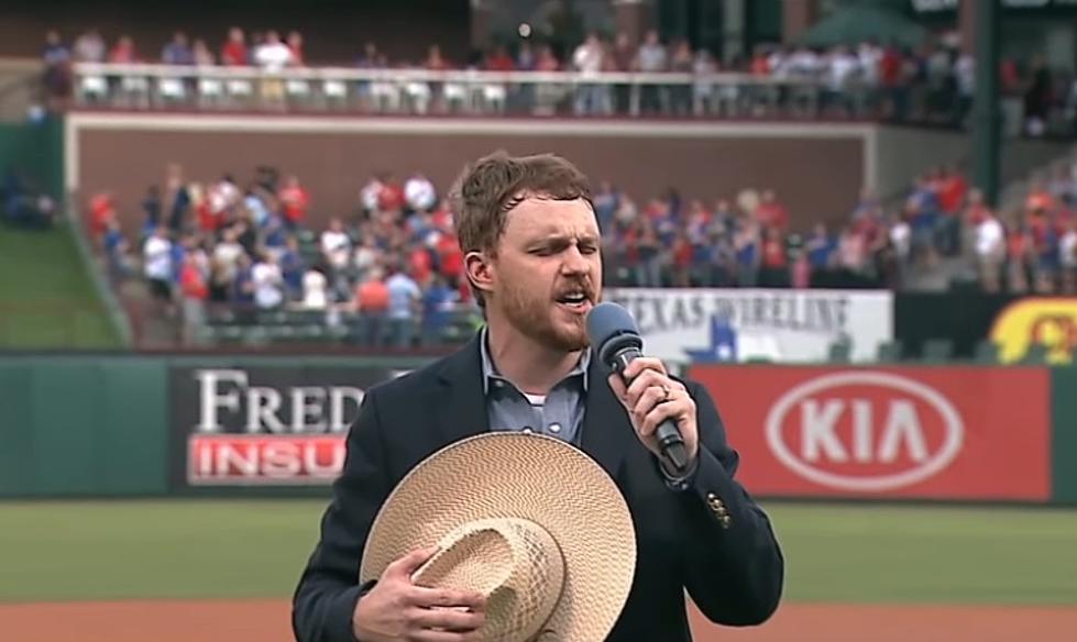Cody Johnson Flawlessly Sings National Anthem Before Texas Rangers Game