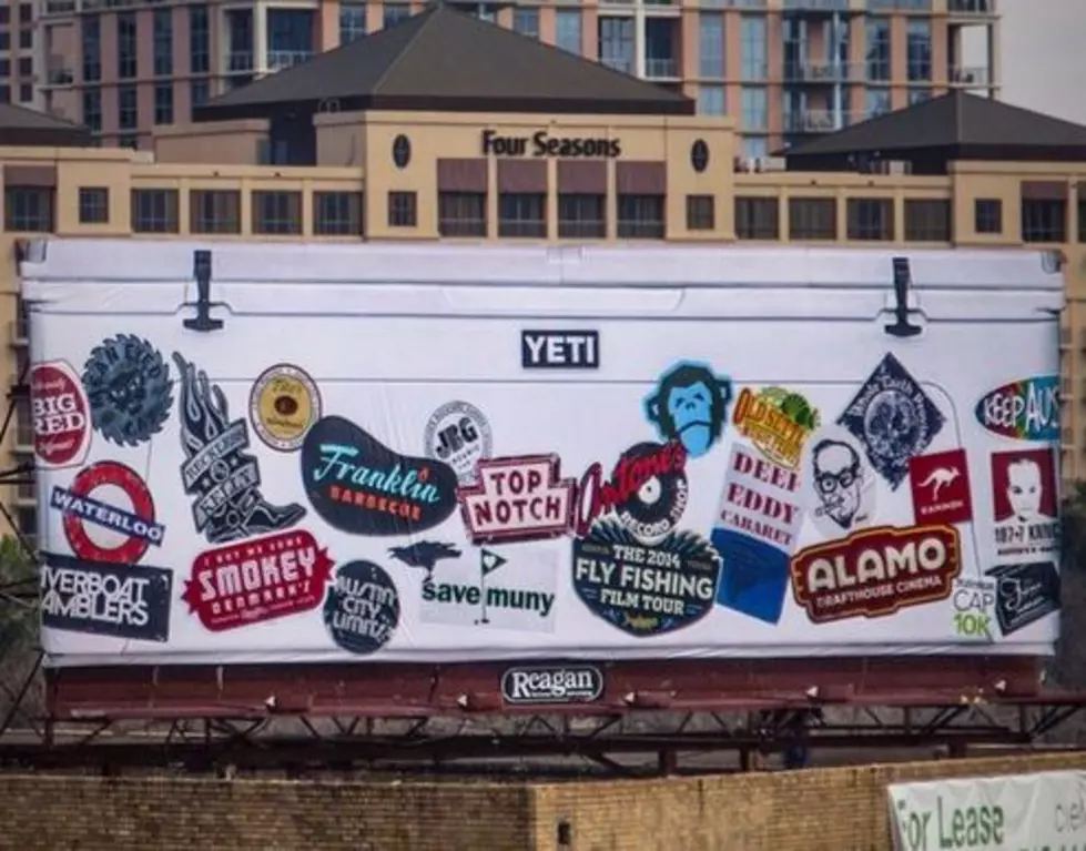 New Yeti Billboard in Austin is Attention-Grabbing