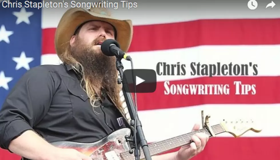 #TBT Chris Stapleton Shares Songwriting Tips on ‘Late Show’