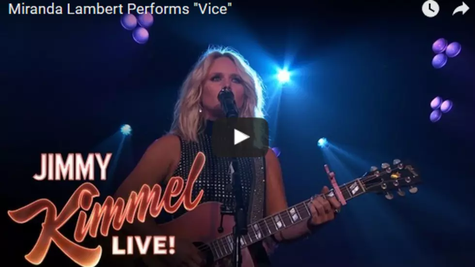 Miranda Lambert Performs New Single, &#8216;Vice&#8217; on Kimmel